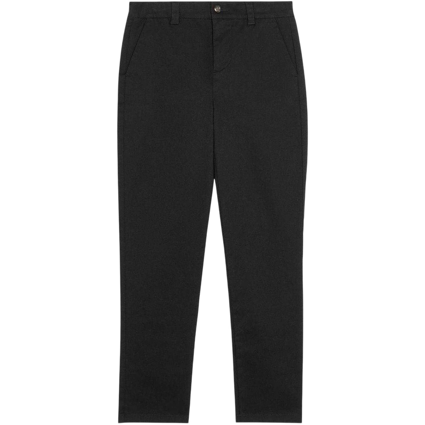 Jet Black - Front - Lyle & Scott Childrens-Kids Chinos