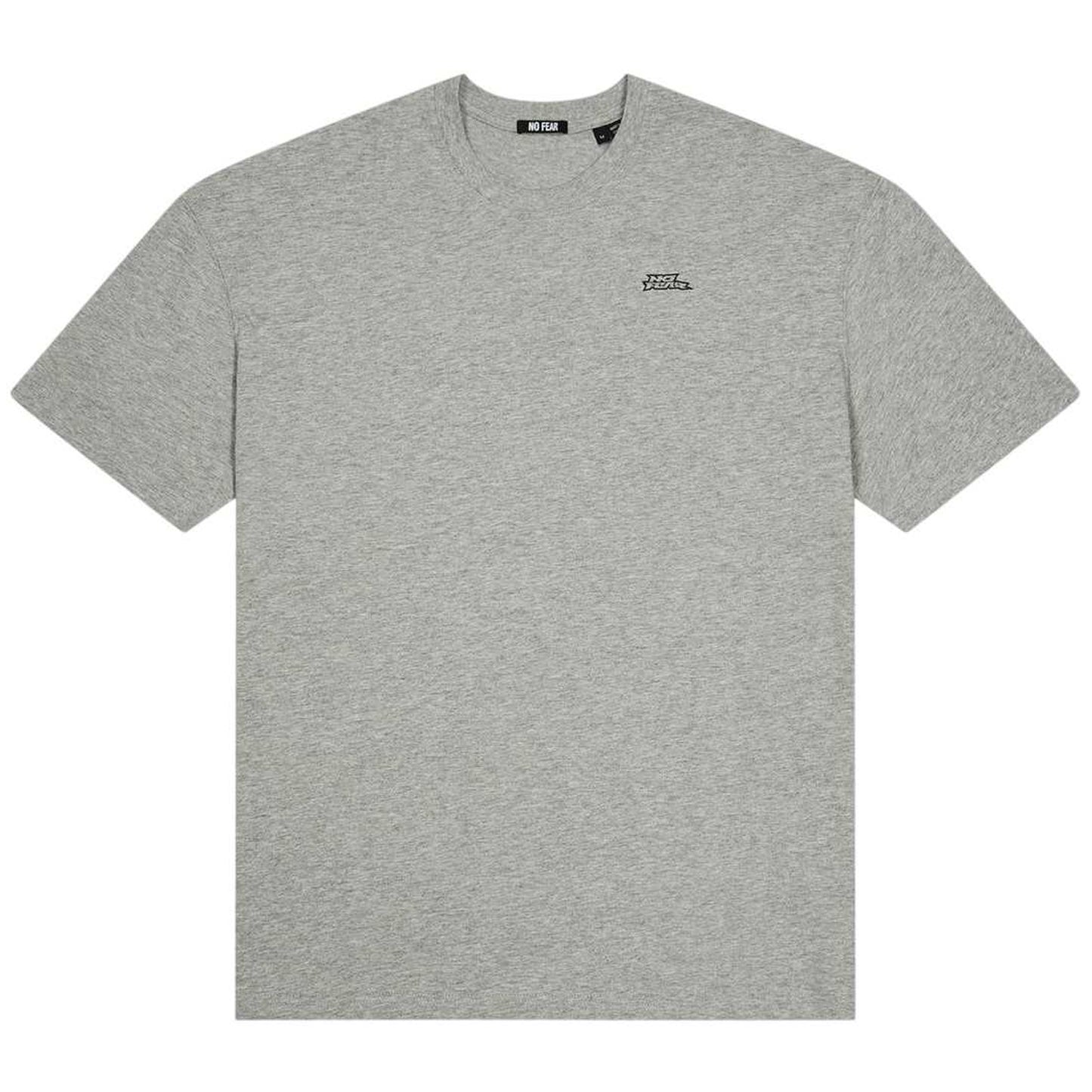 Grey - Front - No Fear Mens Logo Cotton T-Shirt