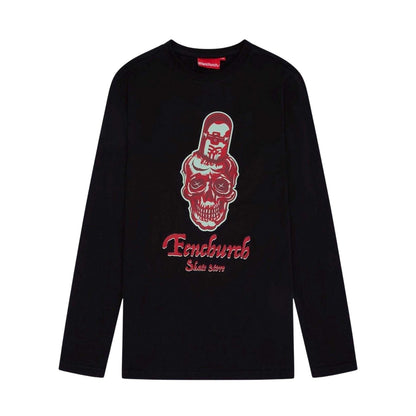 Black - Front - Fenchurch Unisex Adult Canon Long-Sleeved T-Shirt