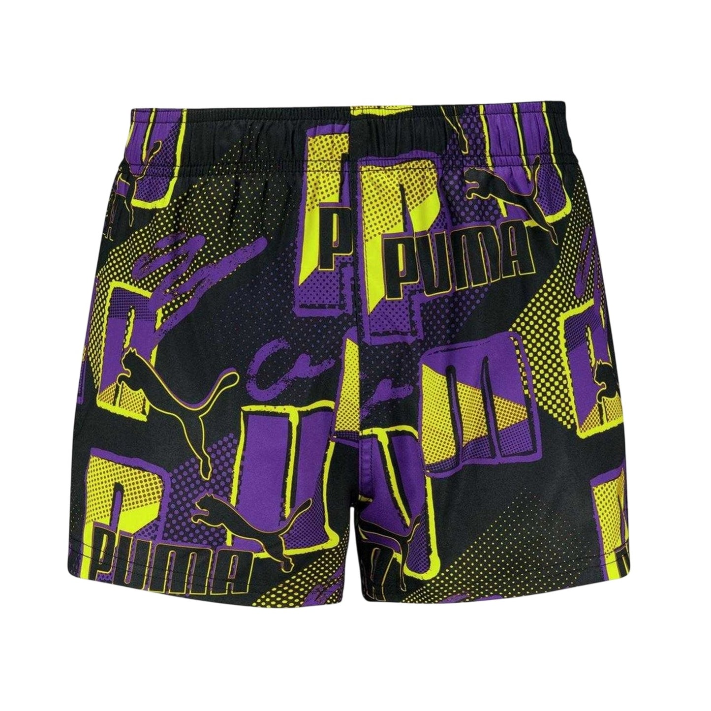 Violet Purple - Front - Puma Mens Comic Slim Swim Shorts