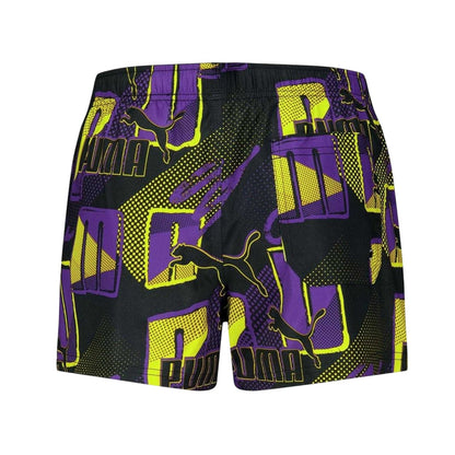 Violet Purple - Back - Puma Mens Comic Slim Swim Shorts