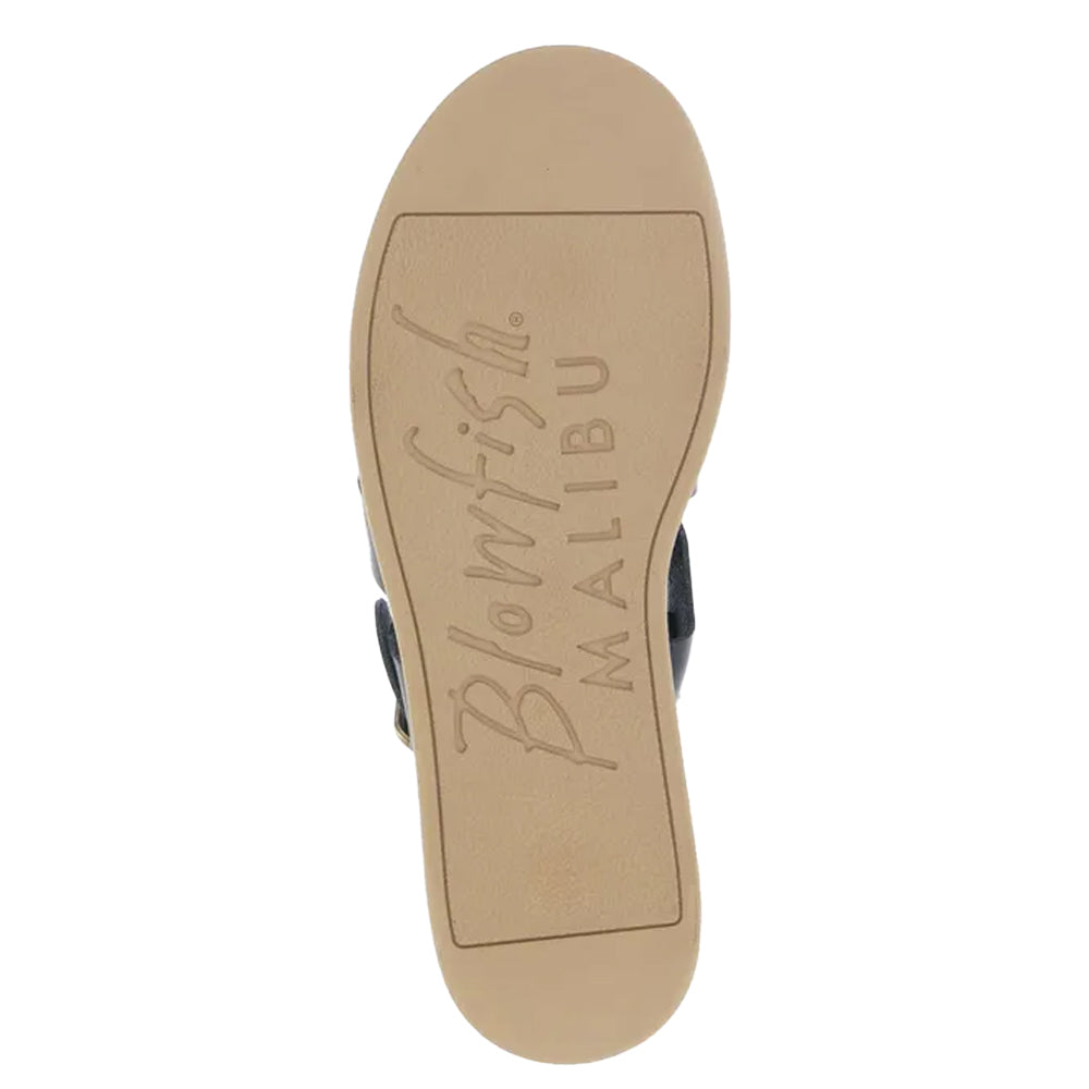 Black - Side - Blowfish Womens-Ladies Malibu London-B Platform Sandals