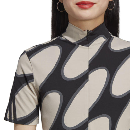 Light Brown-Black-Grey - Lifestyle - Adidas Womens-Ladies Marimekko Future Icons Bodysuit