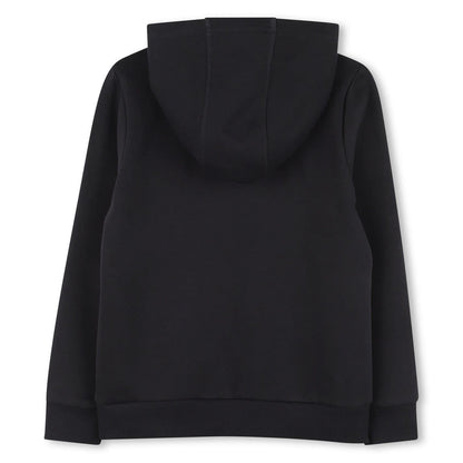 Black - Back - Boss Childrens-Kids Line Hoodie