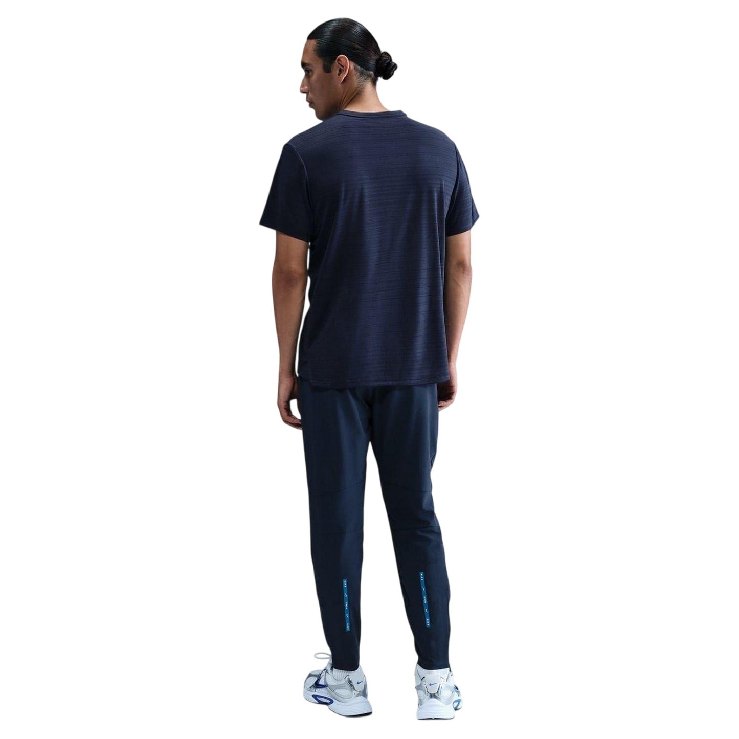 Midnight Navy - Back - Nike Mens City Side Running T-Shirt