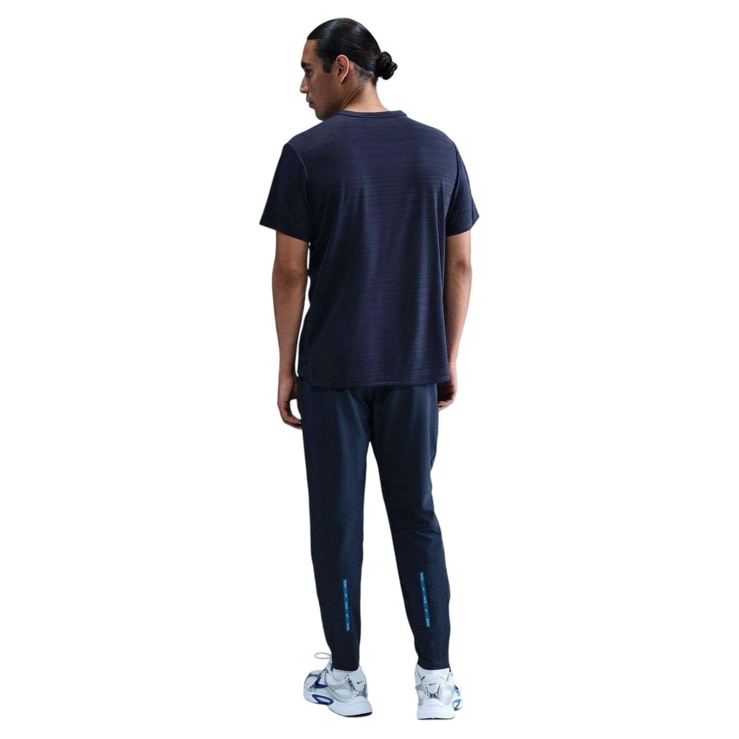 Midnight Navy - Back - Nike Mens City Side Running T-Shirt
