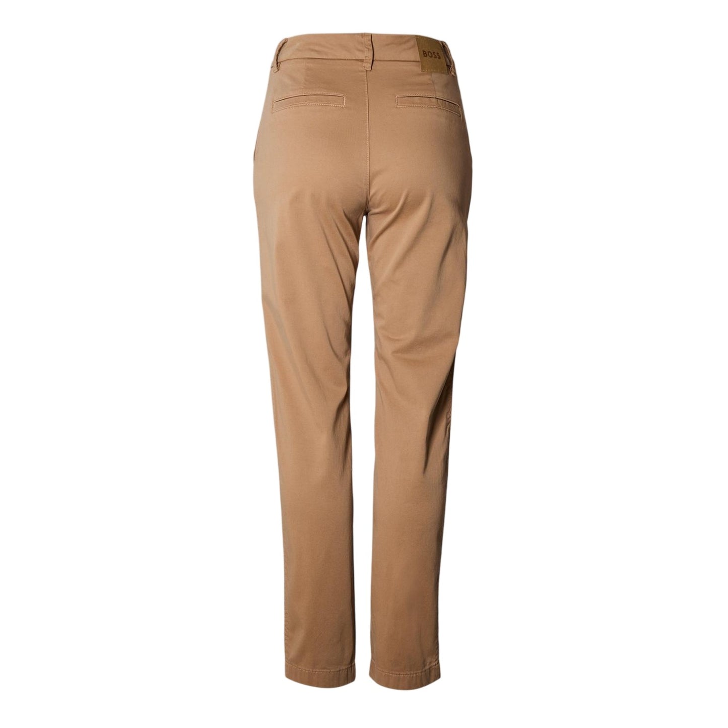 Medium Beige - Back - Boss Mens Slim Chinos