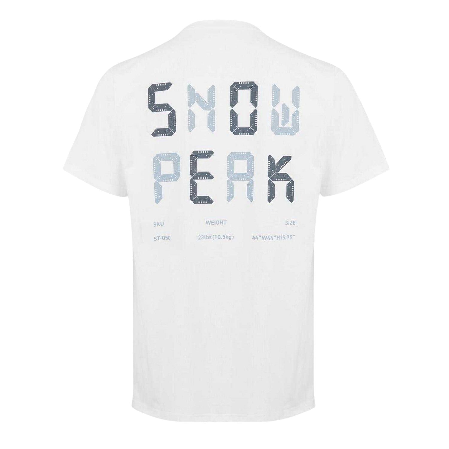Ivory - Back - Peak Unisex Adult Crew Neck T-Shirt