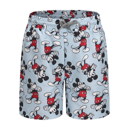 Grey - Front - Mickey Mouse Childrens-Kids Swim Shorts