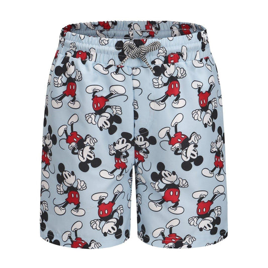 Grey - Front - Mickey Mouse Childrens-Kids Swim Shorts