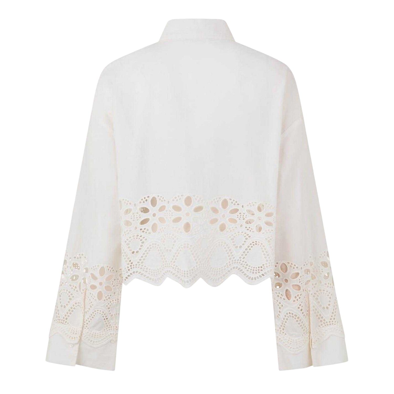 Gardenia - Back - Edited Womens-Ladies Sophia Cotton Blouse