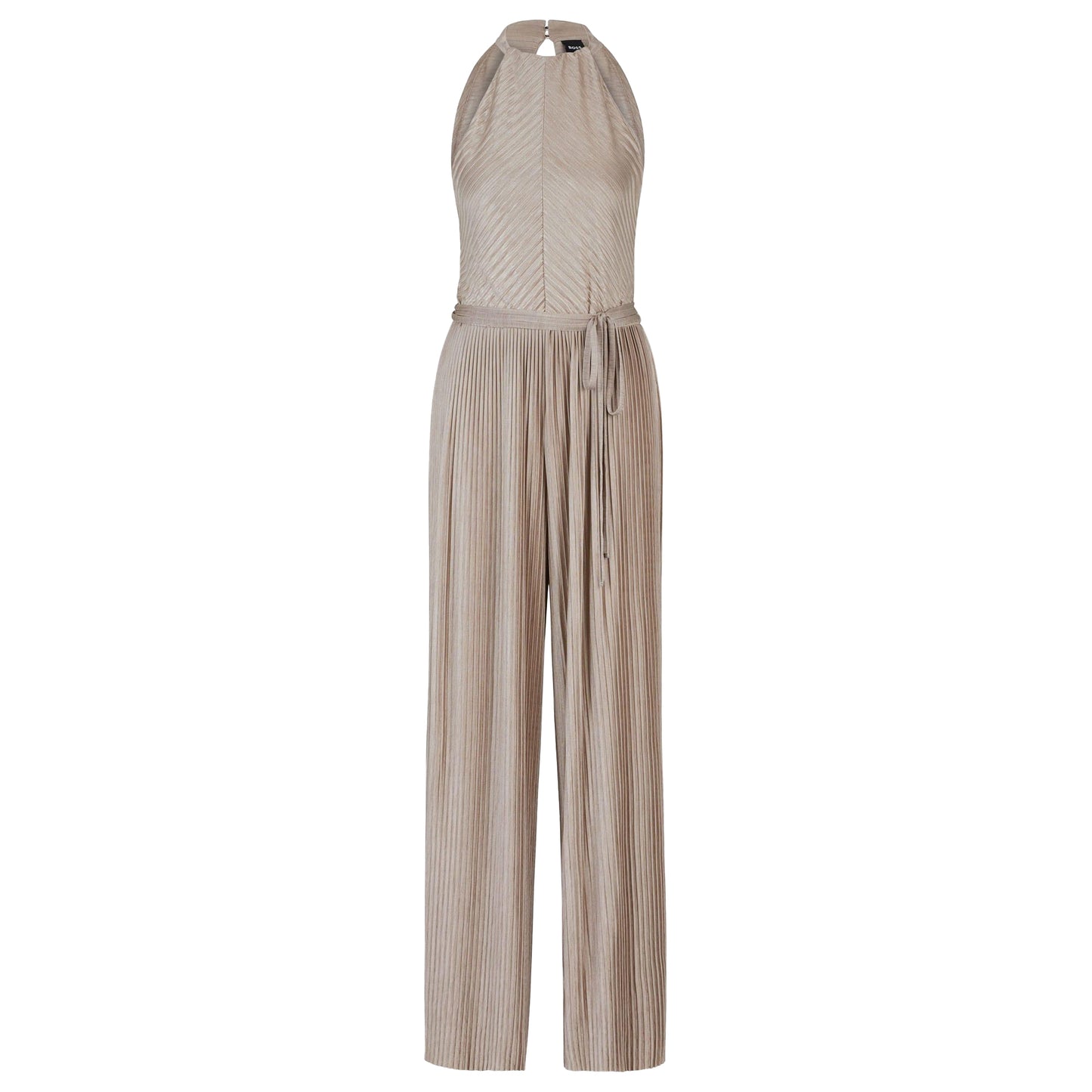 Beige - Front - Hugo Boss Womens-Ladies Exuma Sleeveless Jumpsuit