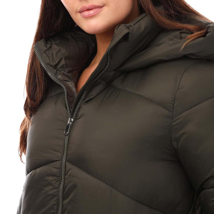 Olive - Lifestyle - Vero Moda Womens-Ladies Uppsala Long Padded Jacket