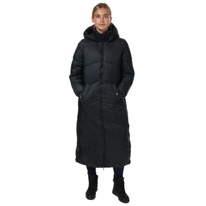 Black - Front - Vero Moda Womens-Ladies Uppsala Long Padded Jacket
