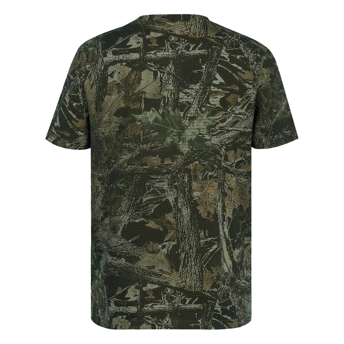 Wood Camo - Back - Firetrap Mens Cotton Short-Sleeved T-Shirt
