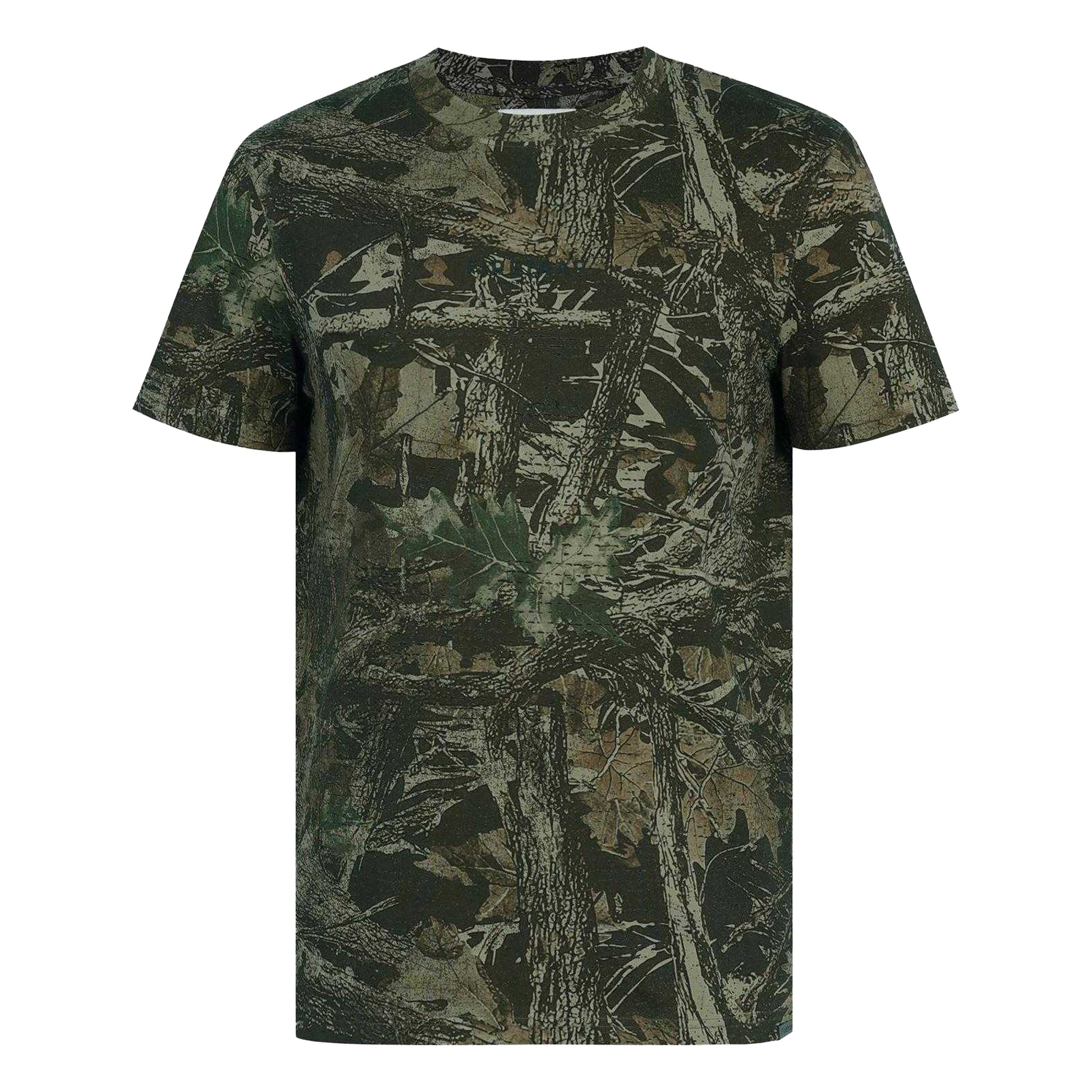 Wood Camo - Front - Firetrap Mens Cotton Short-Sleeved T-Shirt