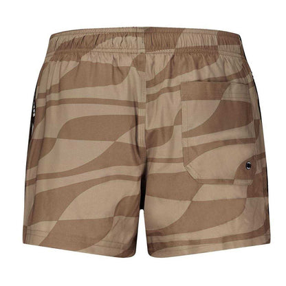 Beige - Back - Puma Mens Camo Swim Shorts