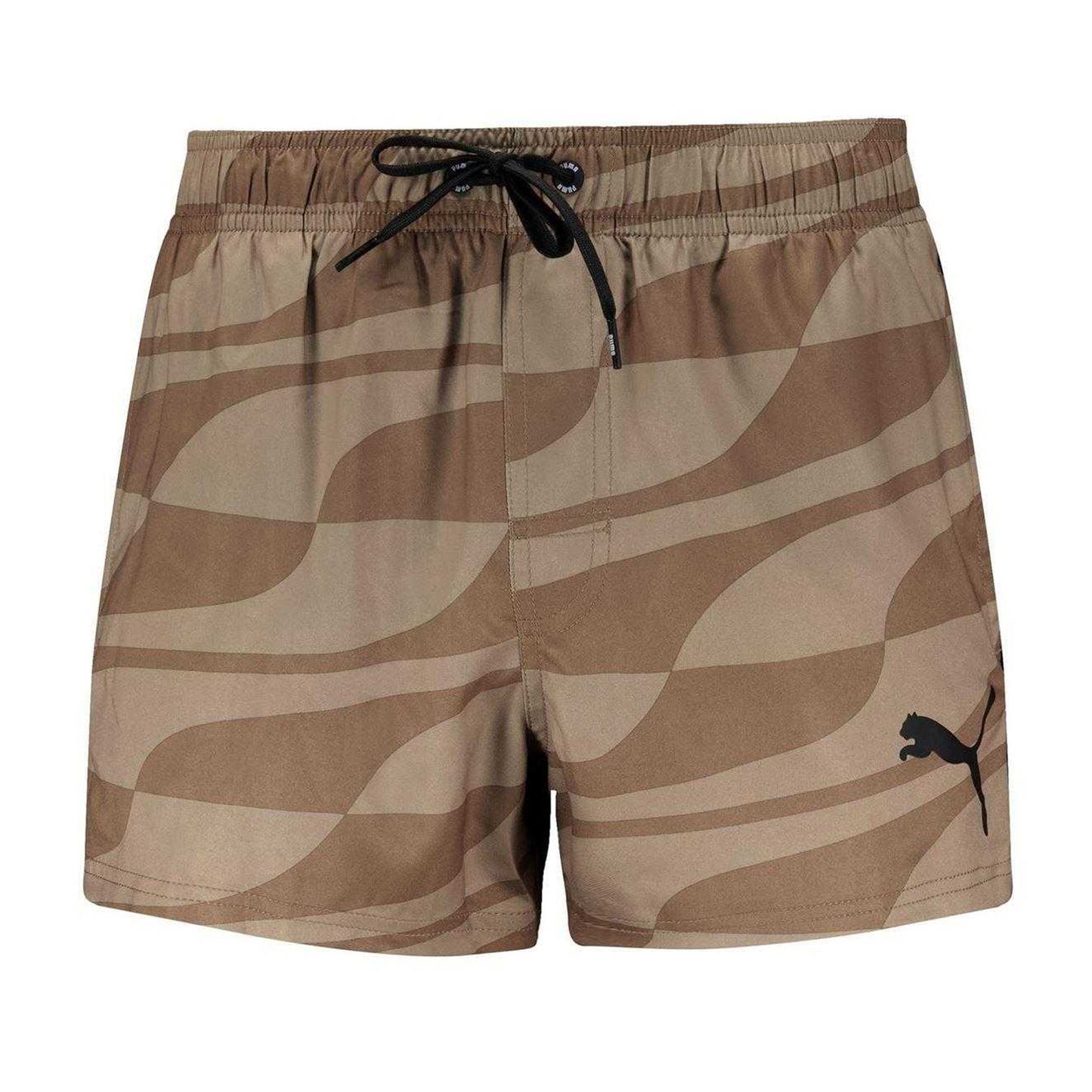 Beige - Front - Puma Mens Camo Swim Shorts