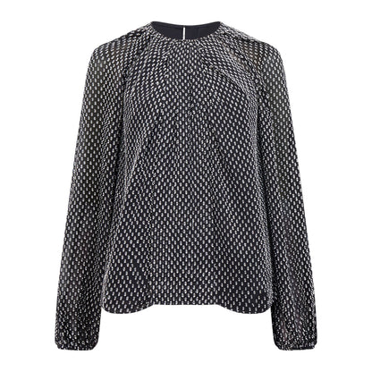 Black - Front - French Connection Womens-Ladies Stacey Blouse
