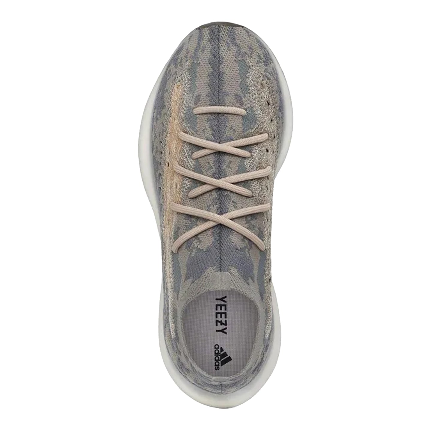Stone - Front - Yeezy Womens-Ladies Boost 380 Trainers