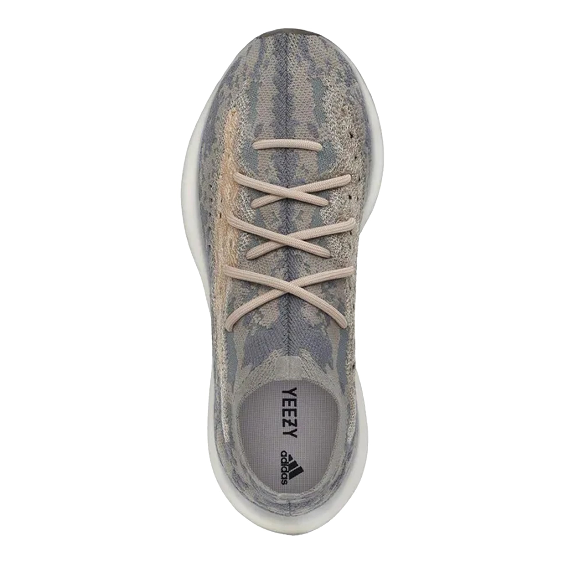 Stone - Front - Yeezy Womens-Ladies Boost 380 Trainers