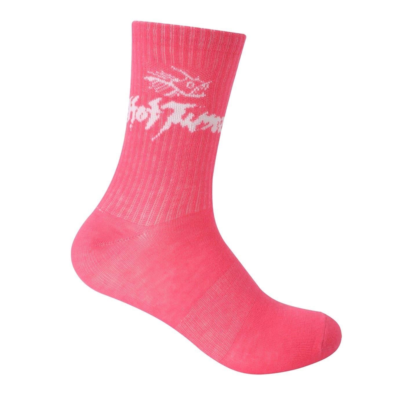 Multicoloured - Side - Hot Tuna Womens-Ladies Assorted Designs Crew Socks (Pack of 5)