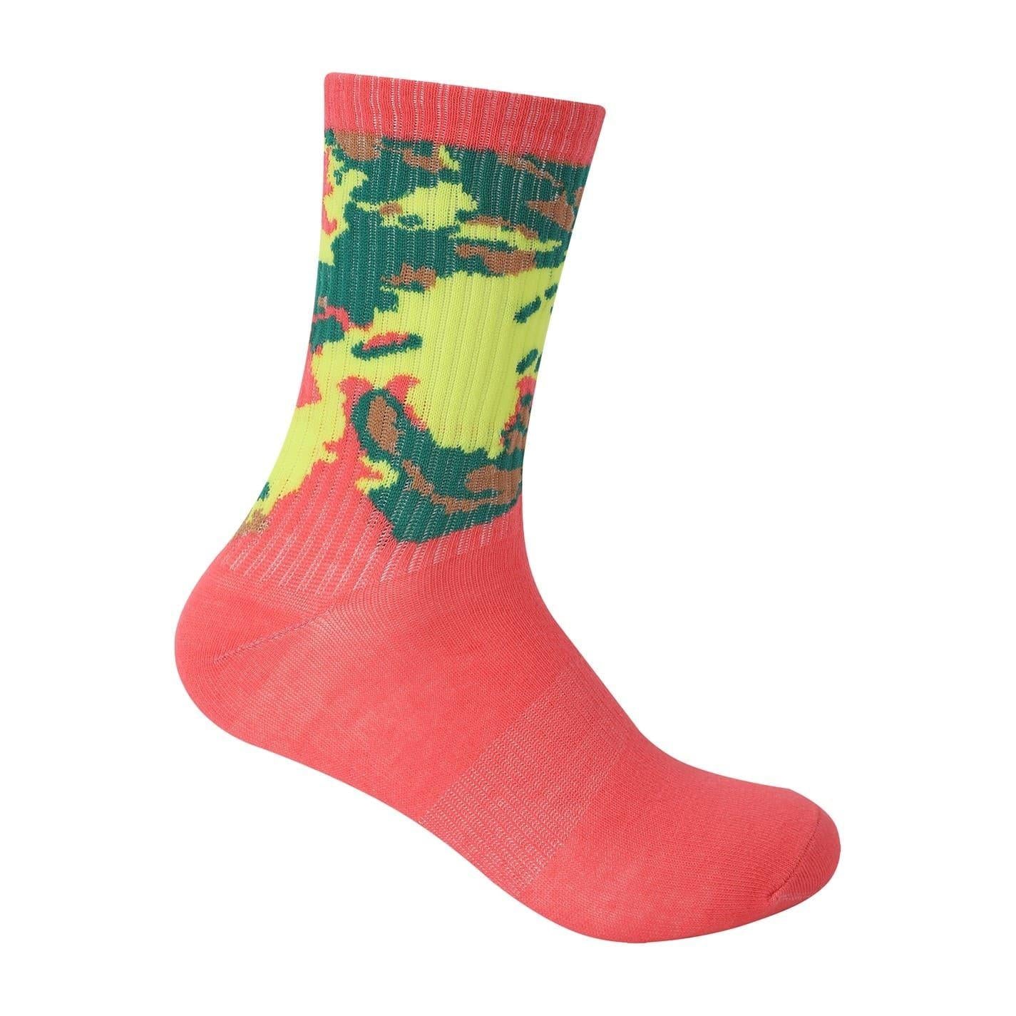 Multicoloured - Pack Shot - Hot Tuna Womens-Ladies Assorted Designs Crew Socks (Pack of 5)
