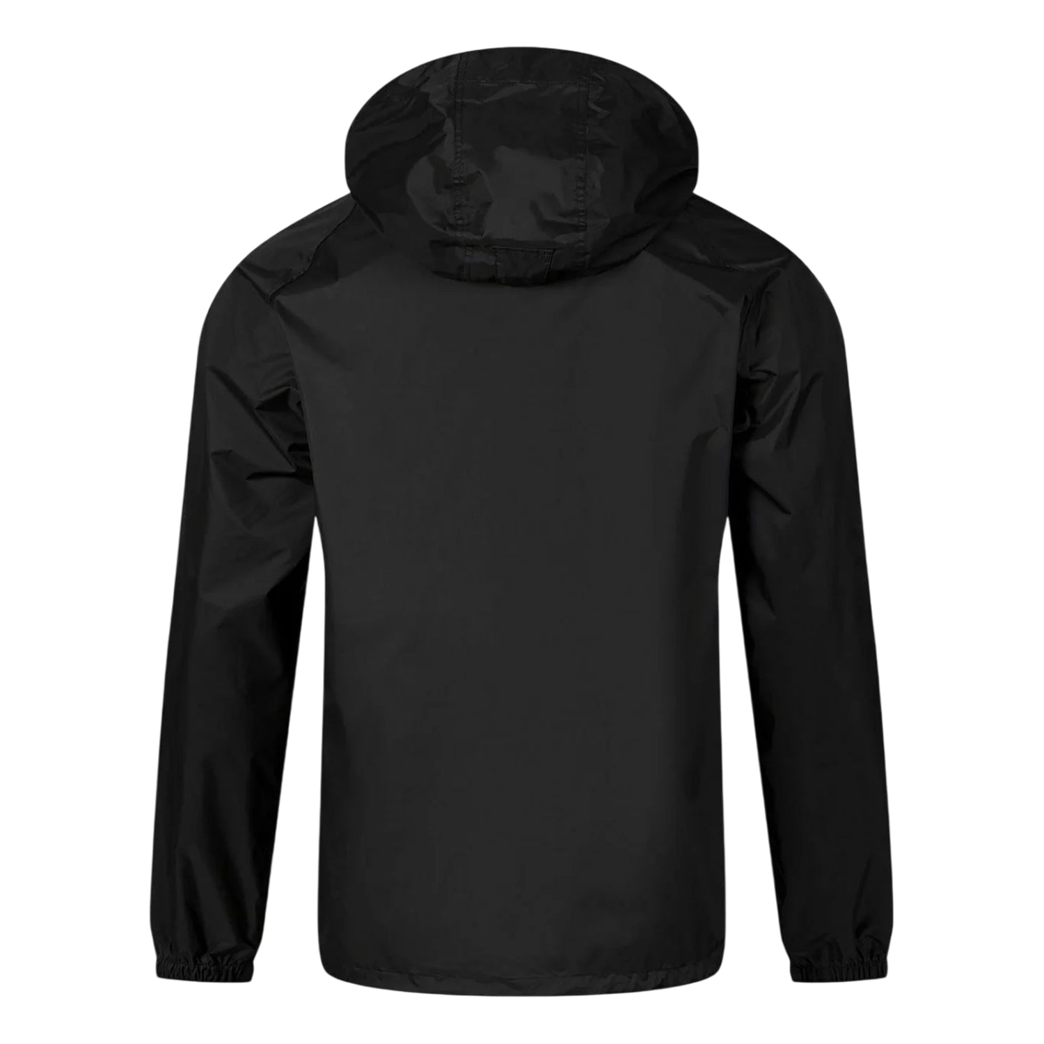 Black - Back - Minoti Mens Respect Packaway Waterproof Jacket
