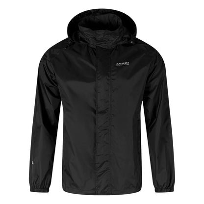 Black - Front - Minoti Mens Respect Packaway Waterproof Jacket