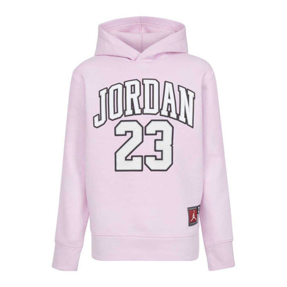 Pink - Front - Nike Childrens-Kids Air Jordan 23 Hoodie