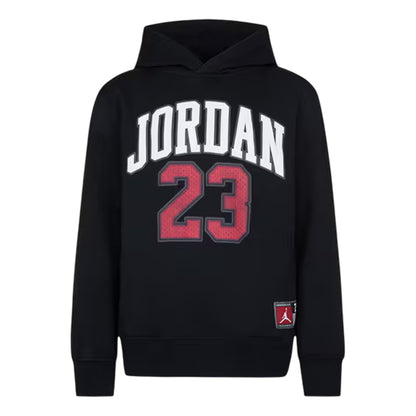 Black-Gold - Front - Nike Childrens-Kids Air Jordan 23 Hoodie