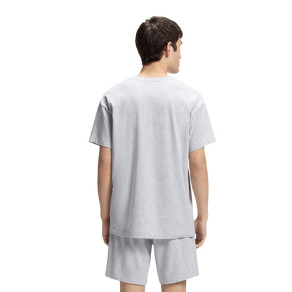 Light Grey - Back - Hugo Boss Mens Relaxed Fit T-Shirt