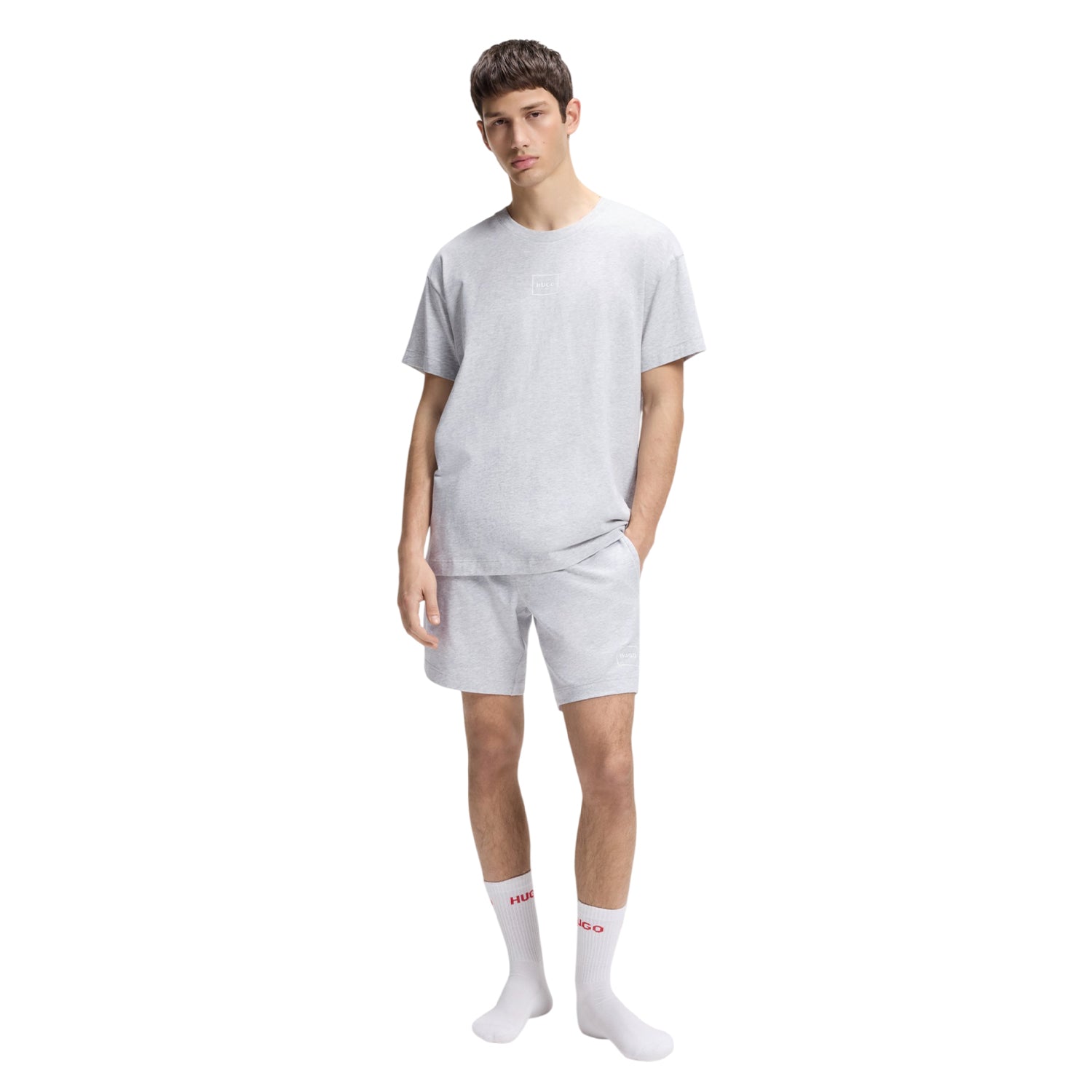 Light Grey - Lifestyle - Hugo Boss Mens Relaxed Fit T-Shirt