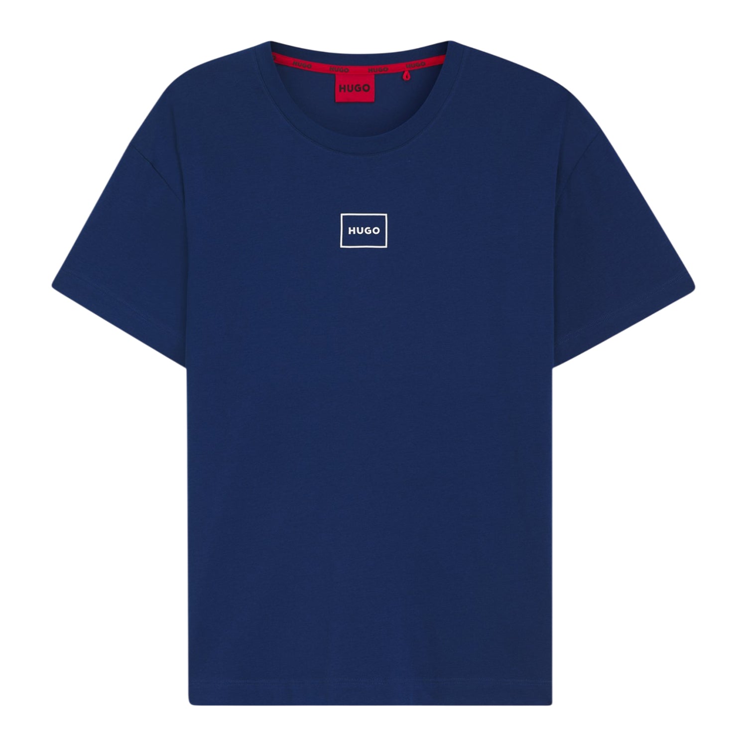 Medium Blue - Front - Hugo Boss Mens Relaxed Fit T-Shirt