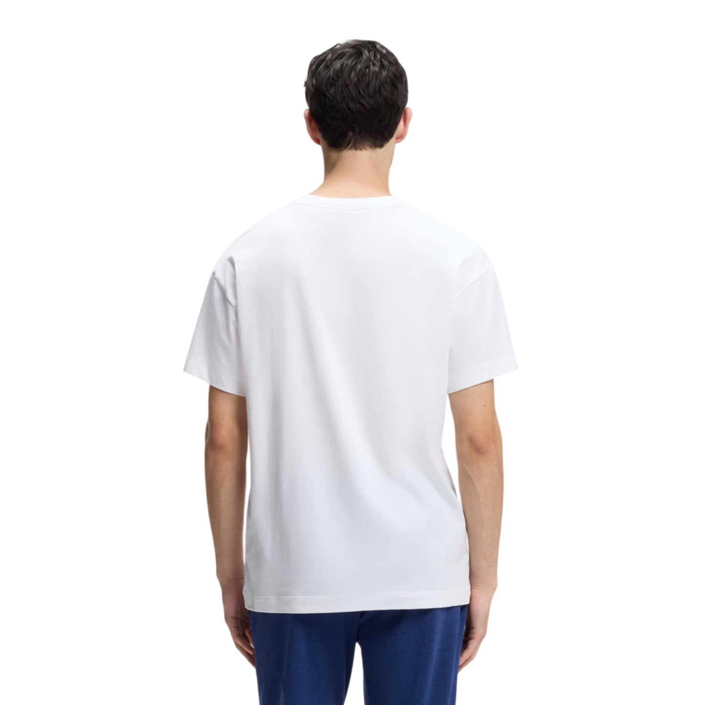 White - Back - Hugo Boss Mens Relaxed Fit T-Shirt