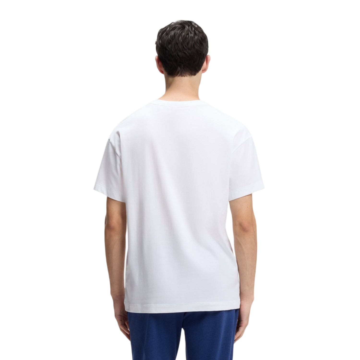 White - Back - Hugo Boss Mens Relaxed Fit T-Shirt