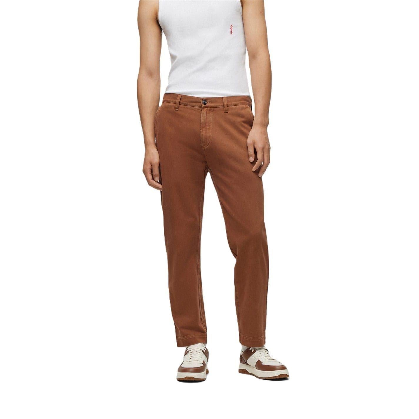 Rust-Copper - Side - Hugo Mens Zeebo Regular Chinos