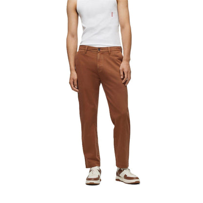 Rust-Copper - Side - Hugo Mens Zeebo Regular Chinos