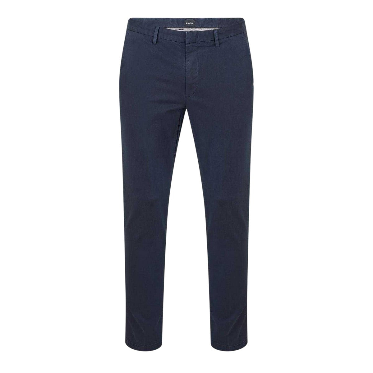 Dark Blue - Front - Boss Mens Kaito Chinos