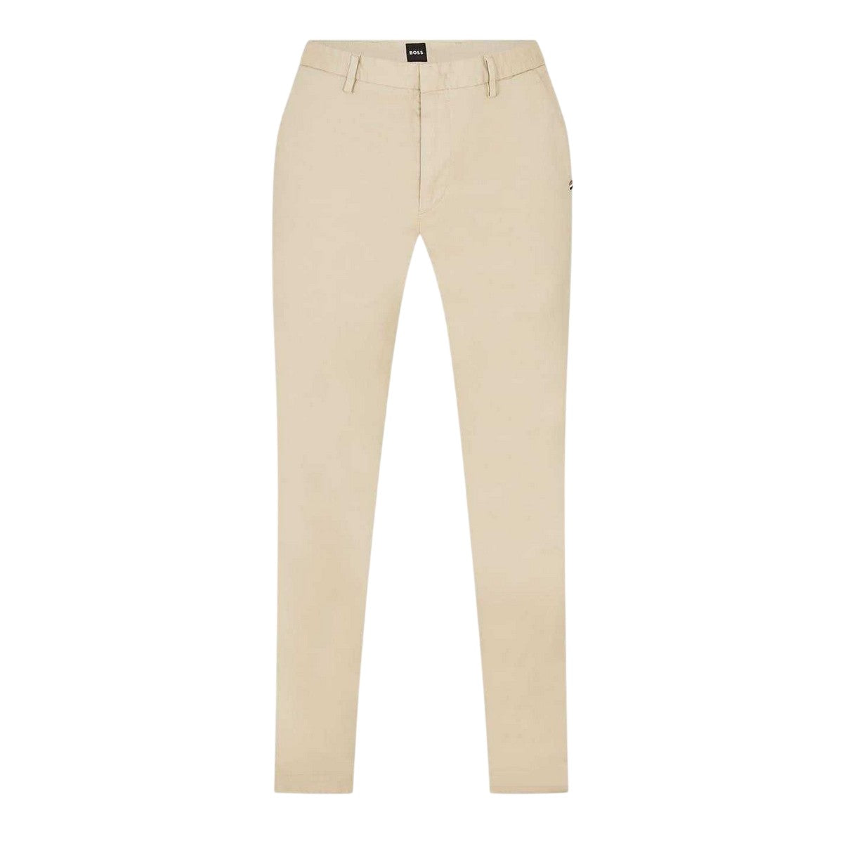 Light Beige - Front - Boss Mens Kaito Chinos