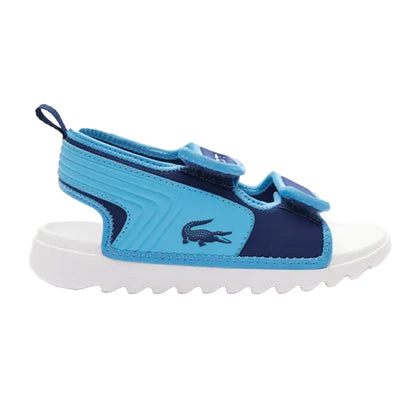Blue-White - Back - Lacoste Childrens-Kids Surukids Sandals