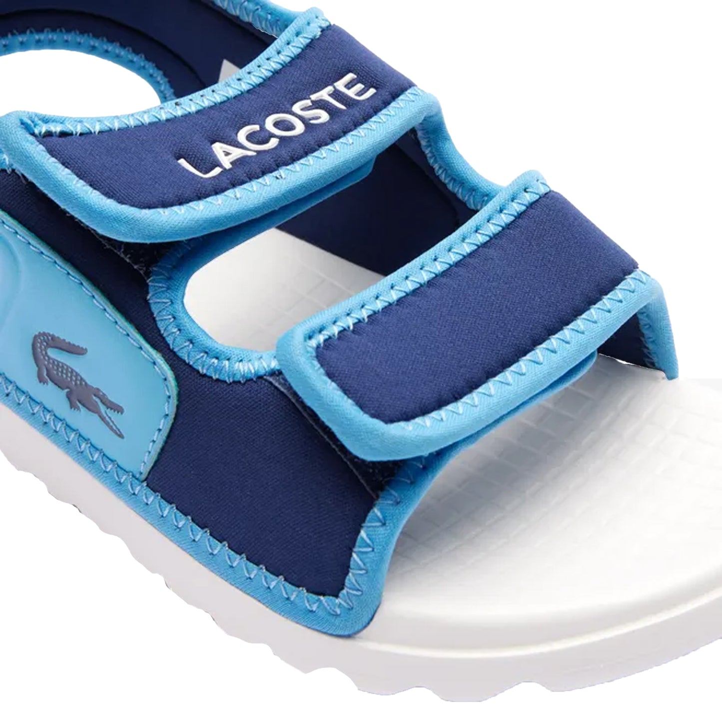 Blue-White - Lifestyle - Lacoste Childrens-Kids Surukids Sandals