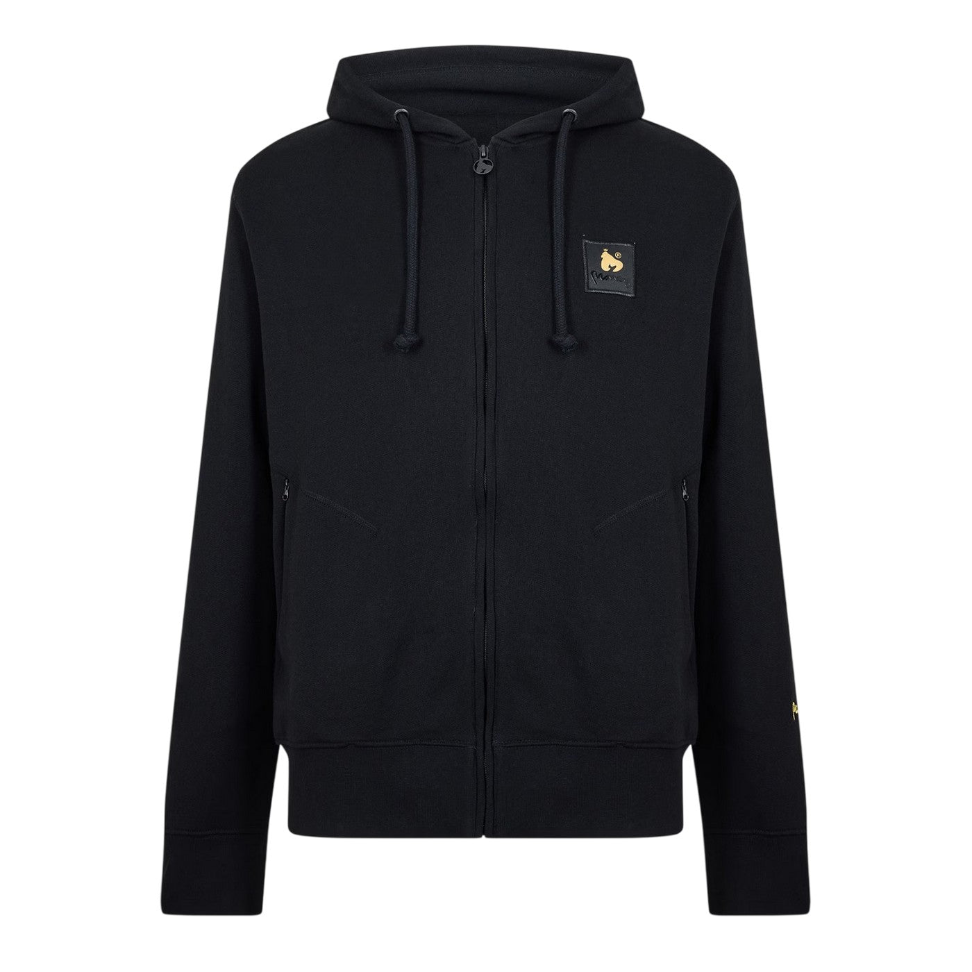 Black - Front - Money Mens Full Zip Sweatshirt
