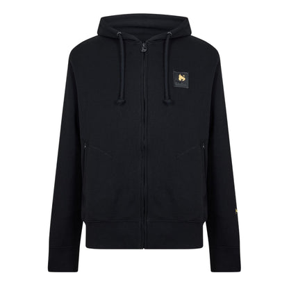 Black - Front - Money Mens Full Zip Sweatshirt