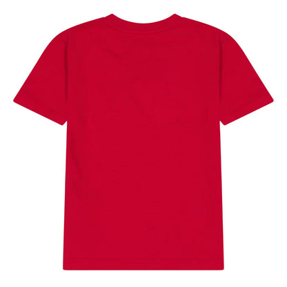 Red - Back - Farah Childrens-Kids Denny Crew Neck T-Shirt