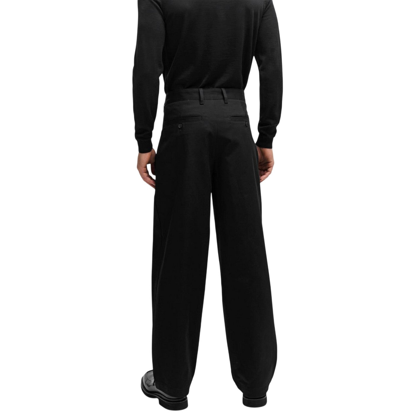 Black - Back - Boss Unisex Adult Kaiden Straight Chinos
