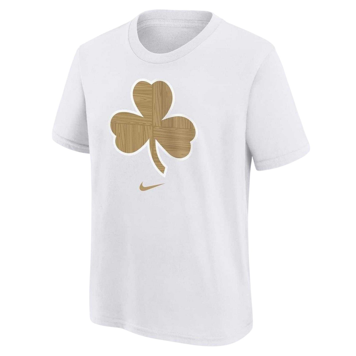 White - Front - Boston Celtics Childrens-Kids Clover T-Shirt