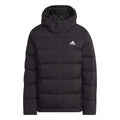 Black - Front - Adidas Womens-Ladies Helionic Down Hooded Jacket