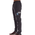 Grey - Side - Mercier Mens Badge Cargo Trousers