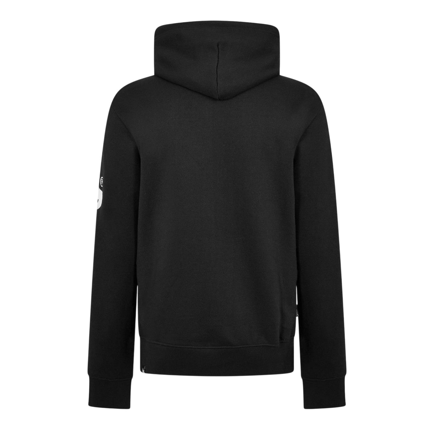 Black - Back - Money Mens Satin Long-Sleeved Hoodie